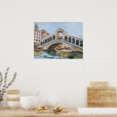 Poster Ponte Rialto | Venise, Italie (Cuisine)