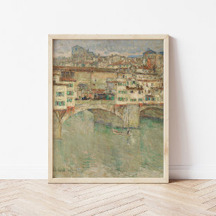 Poster Ponte Vecchio Childe Hassam