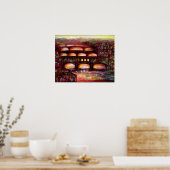 Poster Ponte Vecchio et autres ponts de Florence (Cuisine)