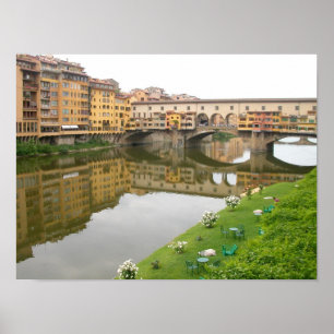 Poster Ponte Vecchio Pont Florence, Italie