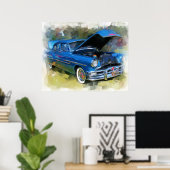 Poster Pontiac 1953 (Bureau à domicile)