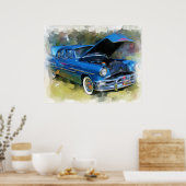 Poster Pontiac 1953 (Cuisine)