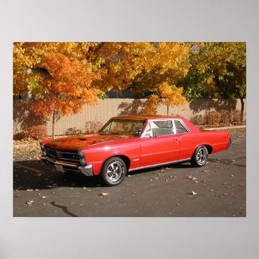 Poster Pontiac GTO 1965 (Devant)