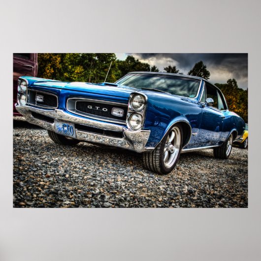 Poster Pontiac GTO 1966 (Devant)