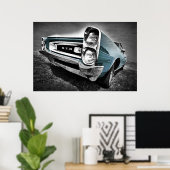 Poster Pontiac GTO 1966 (Bureau à domicile)