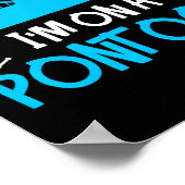 Poster Pontoon Captain Boating Lake Gift  (Coin)