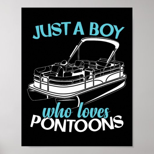Poster Pontoon Pontooning Enfants de plaisance (Devant)