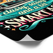 Poster Pontoon Queen Femmes Pontoon Bateau Capitaine Bate (Coin)