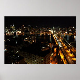 Poster Ponts de nuit