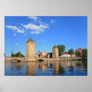 Poster ponts de Strasbourg