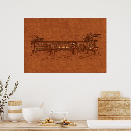 Poster Ponts : Ponte Vecchio (Cuisine)
