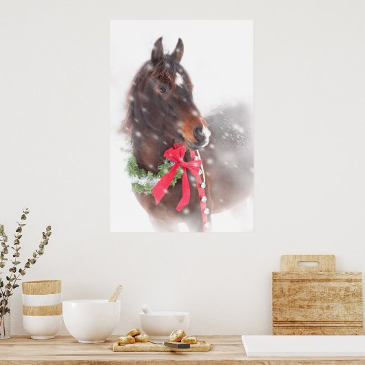 Poster Pony de Noël (Cuisine)