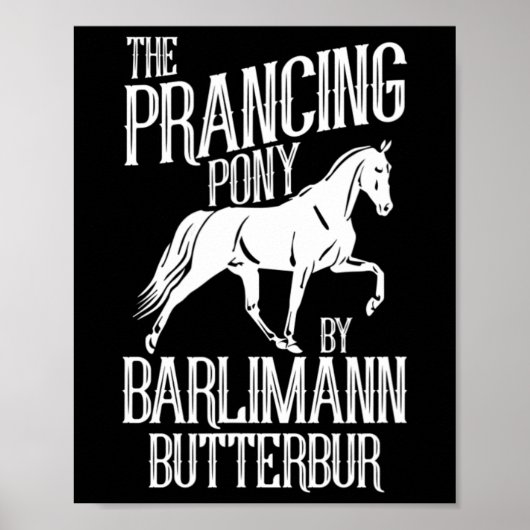 Poster Pony Horse Équitation (Devant)