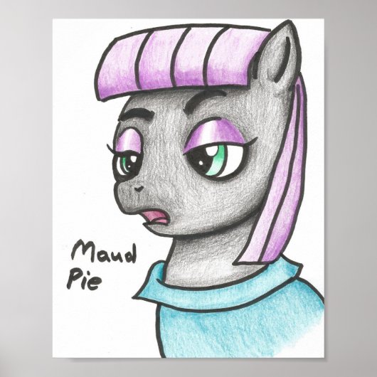 Poster Pony Maud Pie - Pinkie Pie's Sister (Devant)