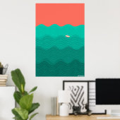 Poster Ponyo inspiré (Bureau à domicile)
