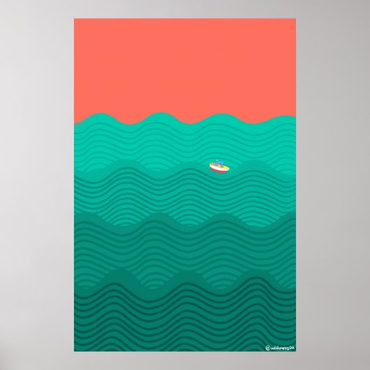 Poster Ponyo inspiré (Devant)