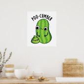 Poster Poo-concombre Funny Concombre Pun (Cuisine)
