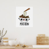 Poster Poo-don Funny Udon Pun (Cuisine)