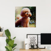 Poster Poodle (Bureau à domicile)