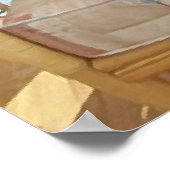 Poster Poodle blanc (Coin)