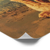 Poster Poodle Dog Vintage Art (Coin)