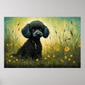 Poster Poodle mou dans l'art pré Imprimer (Devant)