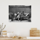 Poster Poodle Playtime, années 1920 (Cuisine)