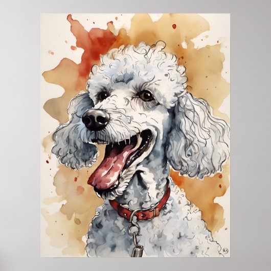 Poster Poodle - Pog Art Imprimer (Devant)