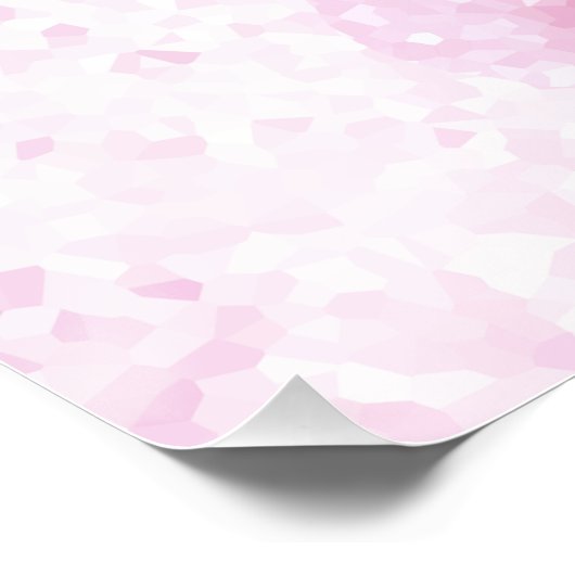 Poster Poodle rose (Coin)