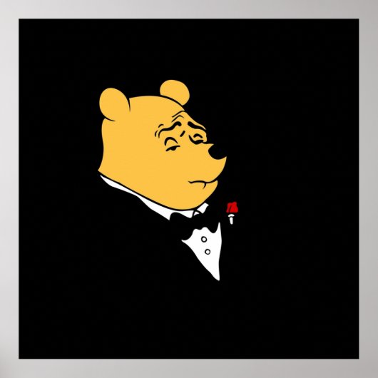 Poster Pooh avec Tuxedo (Devant)