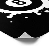 Poster Pool 8 Ll Pool Billard Logo Simple Pool Billard (Coin)