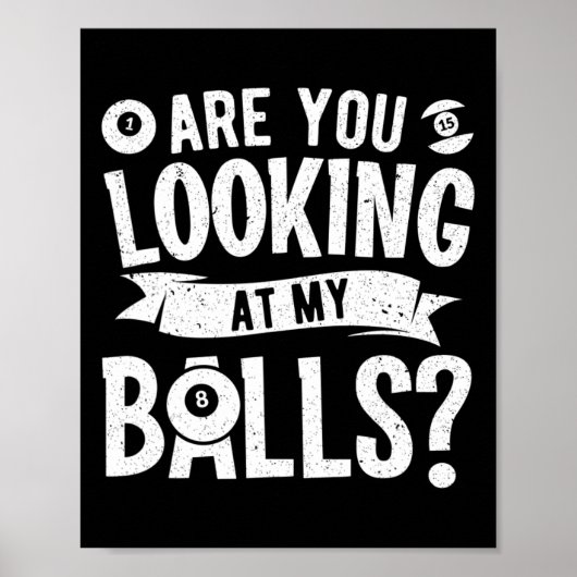 Poster Pool Billard Outdoor Pour Pool Player Billard Play (Devant)