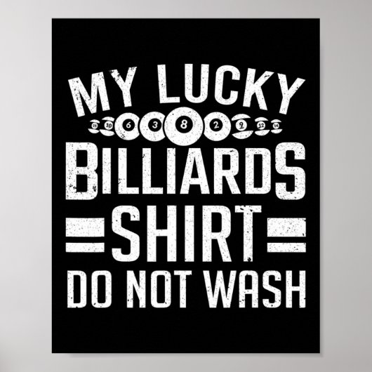 Poster Pool Billard Outdoor Pour Pool Player Billard Play (Devant)