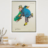 Poster Pool de champs WC (Cuisine)