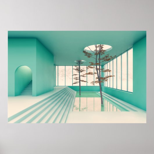 Poster Pool de puces (Devant)