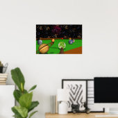 Poster Pool d'espace 2 (Bureau à domicile)