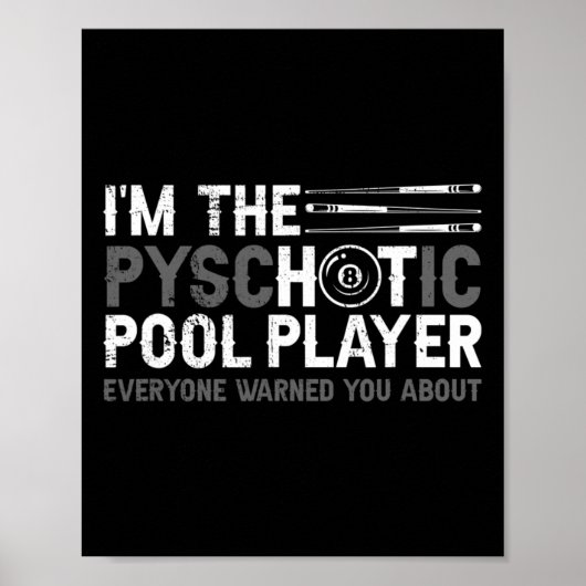 Poster Pool Et Snooker Player7 (Devant)