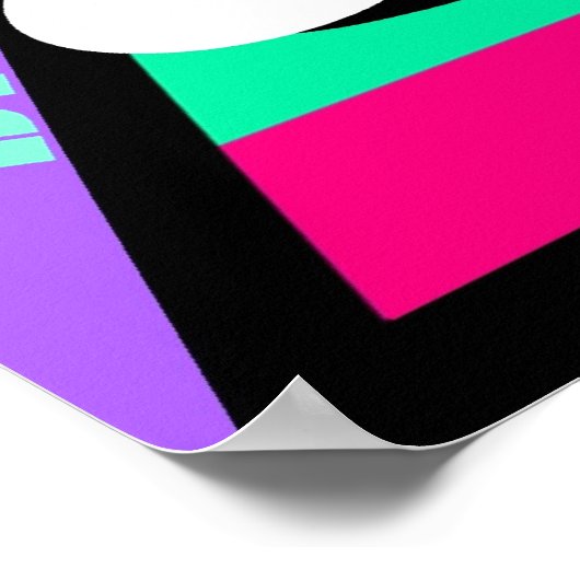 POSTER ~ POOL ~ MILLIARDS EN ABSTRAIT ~ CUE BALL (Coin)