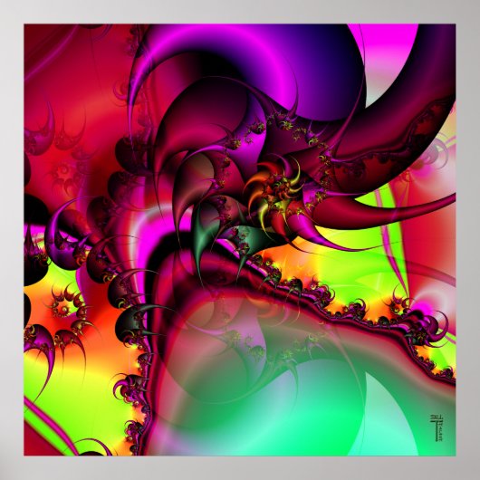 Poster Pool of the Spiral King Variation 1 Art Imprimer (Devant)