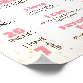 Poster Pool Party 1er Anniversaire de fête Jalon (Coin)