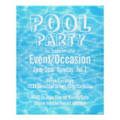 Poster Pool Party Beach Party Summer Party cool moderne (Devant)