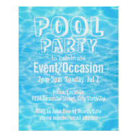 Pool Party Beach Party Summer Party cool moderne