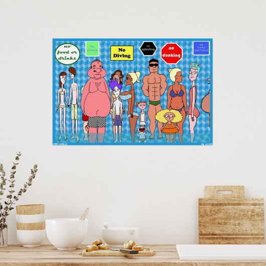 Poster Pool People (Cuisine)