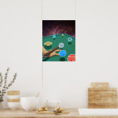 Poster Pool Planète (Cuisine)