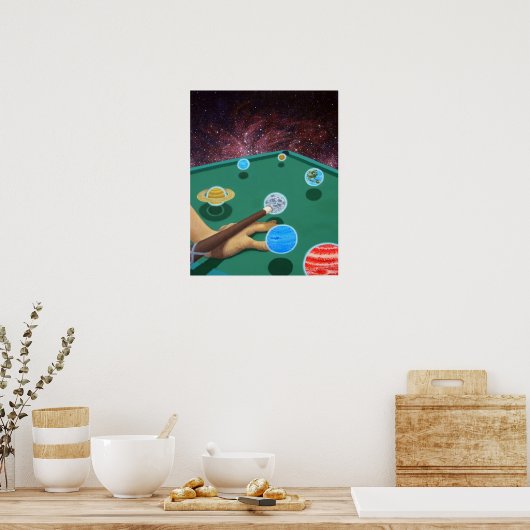 Poster Pool Planète (Cuisine)