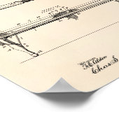 Poster Pool Table 1902 Art Brevet - Vieux Poivre (Coin)