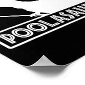 Poster Poolasaurus Billiard Player Dinosaur Snooker Eight (Coin)