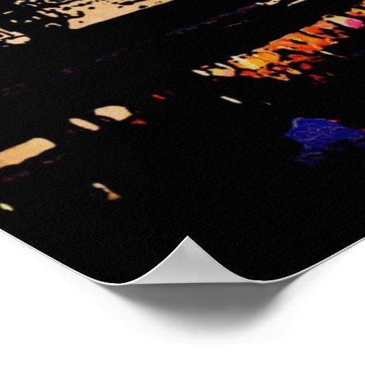 Poster PoolNoir (Coin)