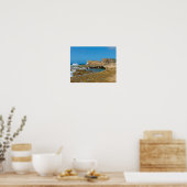Poster Pools à marée et rochers de Punta Las Tunas (Cuisine)