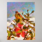 Poster Poolside Singer 2338 Art Print (Devant)